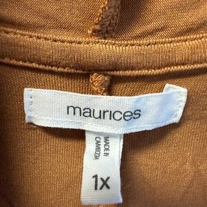 Maurices Camel Brown Top 1X